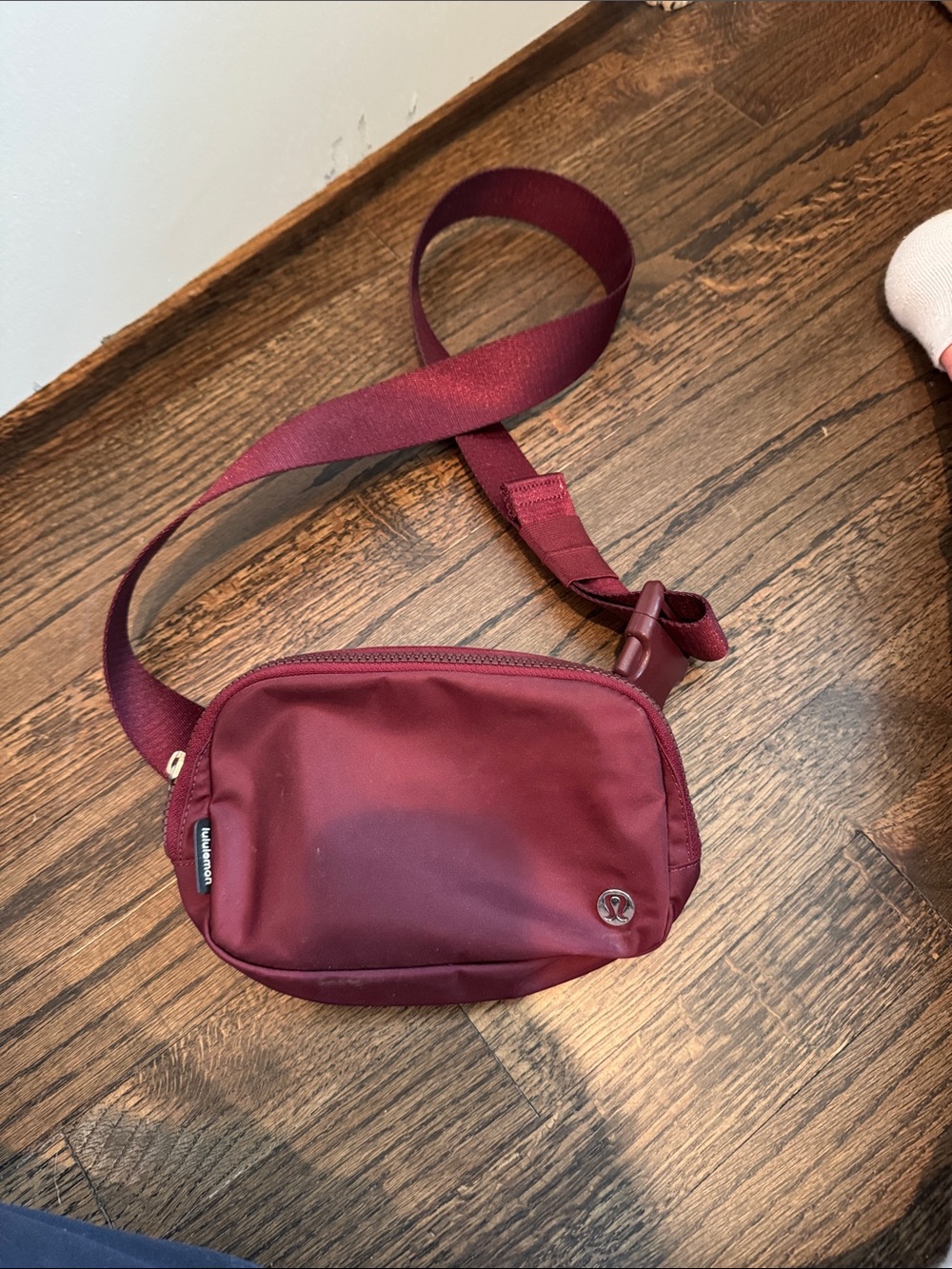 lululemon athletica Maroon Crossbody Belt Bag